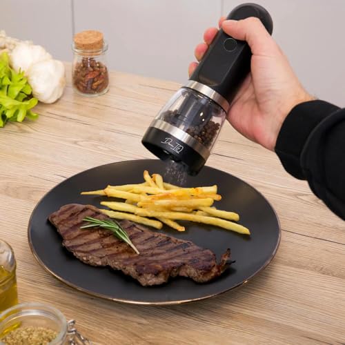 Elevate Your Dining with DomIQ’s 2-in-1 Salt and Pepper Mills